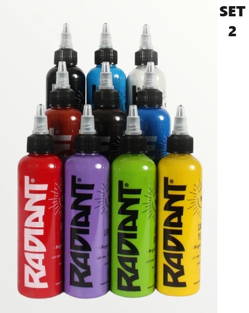 Radiant ink - 10 Color Set Part 2  - 1 oz