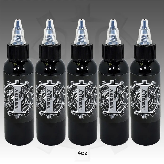 4oz - Industry Inks - Greywash Set (5 Bottles)