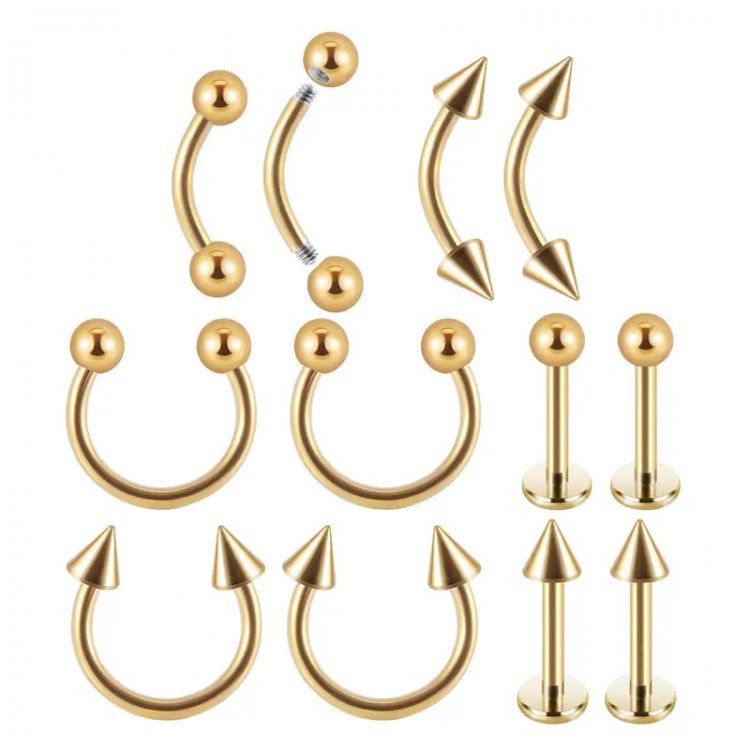Tattoo Body Piercing - Gold