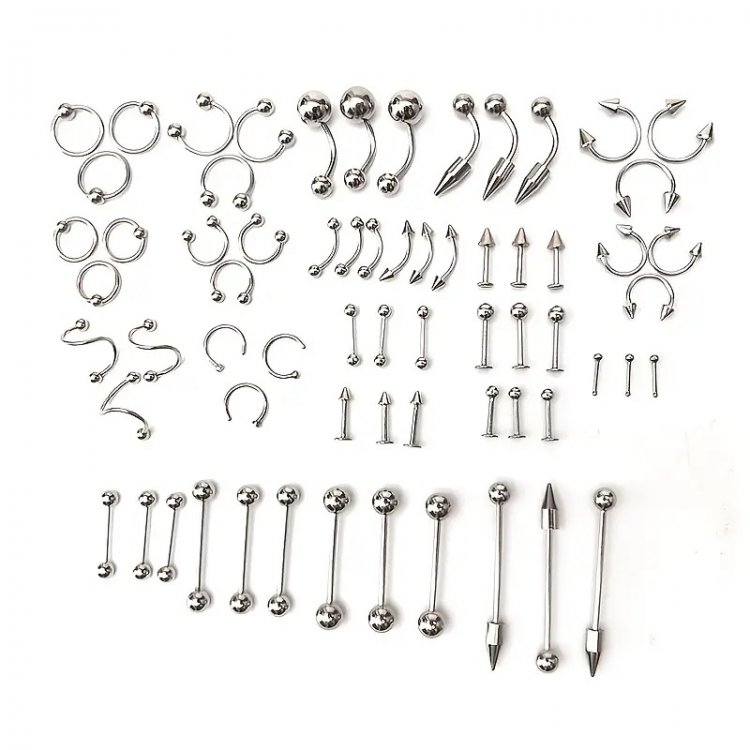 Nose Pins - 85 Pcs/Bag