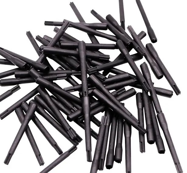 Rods Plastic Black 100 Pcs